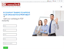 Tablet Screenshot of consultek.com.mx